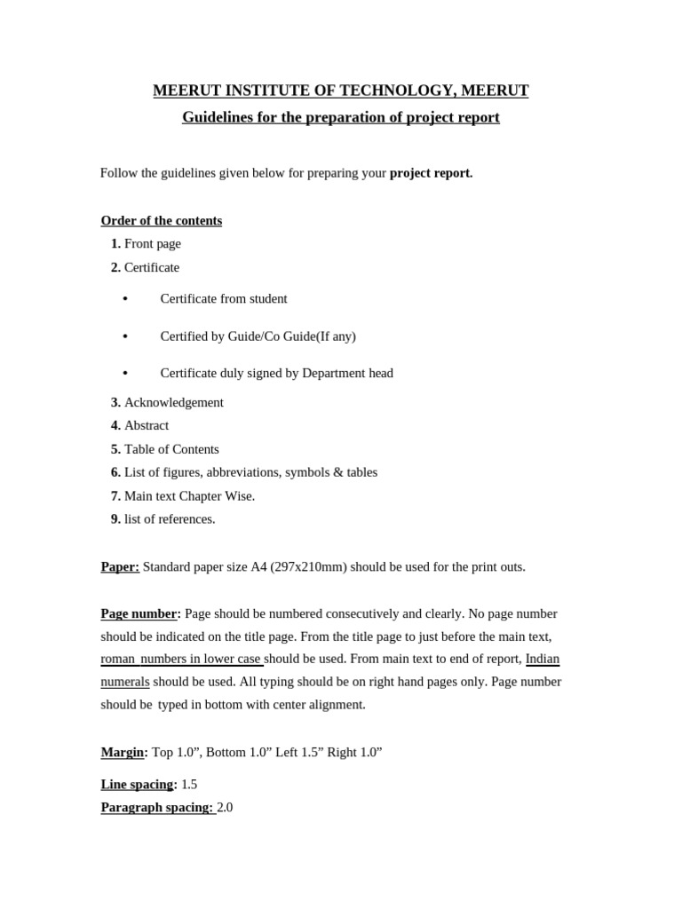 Mini Project Format - 2025-26 | PDF | Abstract (Summary) | Letter Case