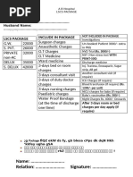 Apollo Hospital Delivery Package Costs | PDF | Childbirth | Obstetrics