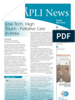 APLI News: Low Tech, High Touch - Palliative Care in India