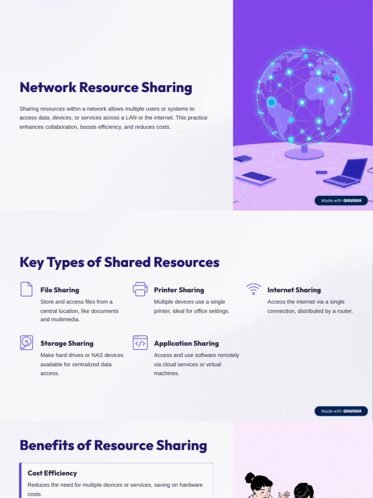 Network Resource Sharing Guide | PDF | Computer File | Computer Network