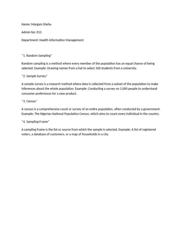 Sampling Methods in Research Explained | PDF