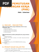 Perhitungan UPMK dan Pesangon PHK | PDF