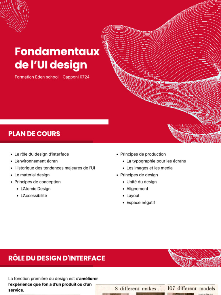 Fondamentaux du Design d'Interface UI | PDF | Internet | Internet et Web