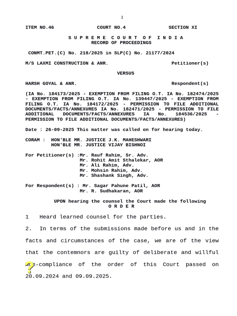 Supreme Court Contempt Ruling Summary | PDF | Contempt Of Court | Legal ...