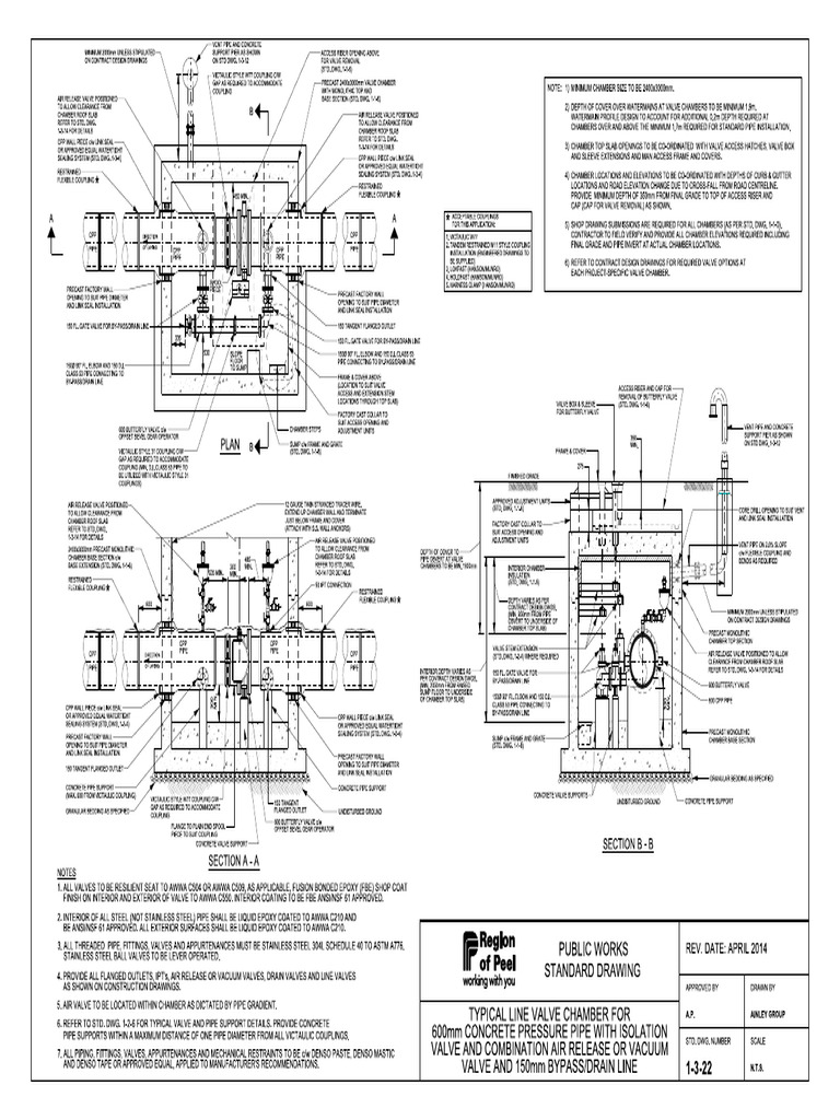 Line Valve Chamber - Underground | PDF