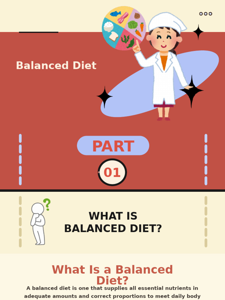 Essentials of a Balanced Diet Guide | PDF | Nutrients | Diet (Nutrition)