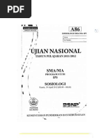 Download Soal UN Sosiologi Tipe A86 tahun 2012 by Suhadi Rembang SN96828242 doc pdf