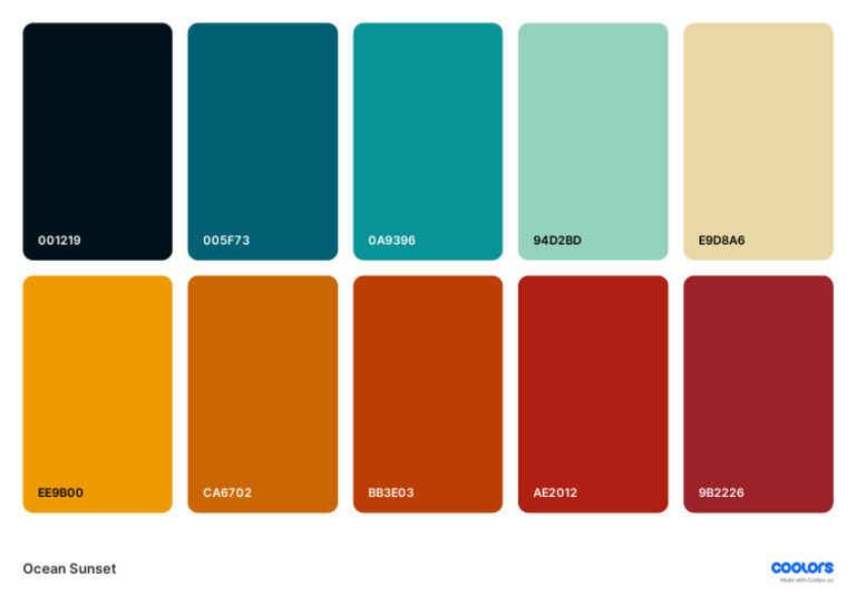 Ocean Sunset | PDF