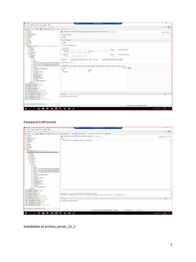 Archive Server Installation Guide 21.2 | PDF | Business Software ...