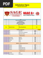 2024-25 Course Fees and Eligibility Guide | PDF | Academic Degree ...