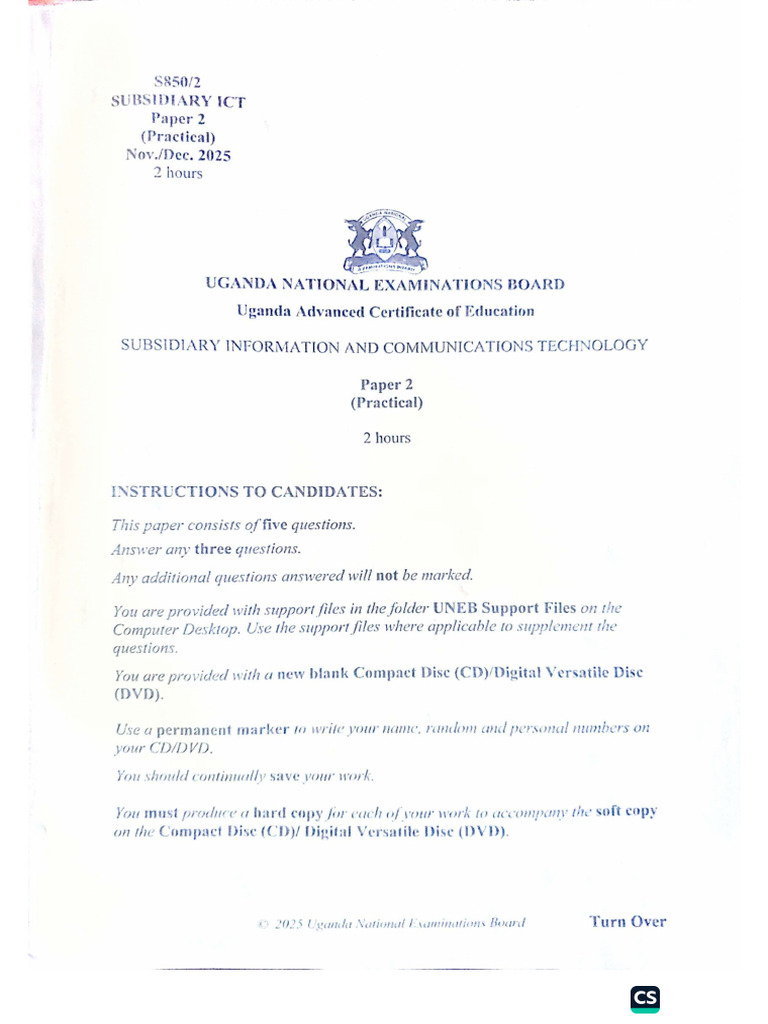 Uace Sub-Ict 850-2 2025 | PDF