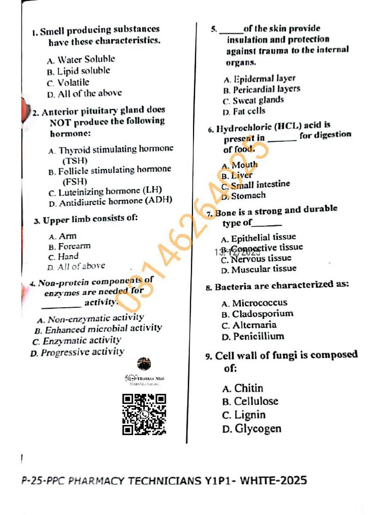 Paper 1-PT - Part 1-13 December 2025 | PDF
