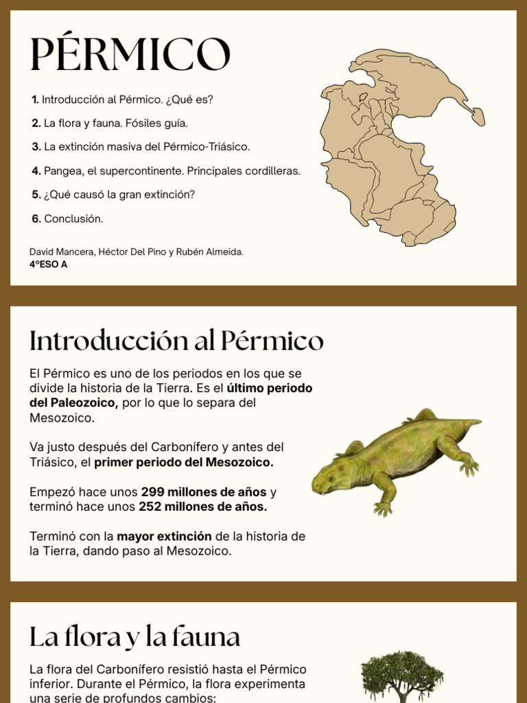 Extinción y vida en el Pérmico | PDF | Geología | Ciencias de la Tierra
