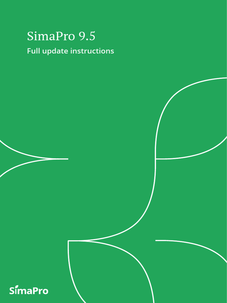 SimaPro 9.5 Update Instructions Guide | PDF | Databases | Computer File