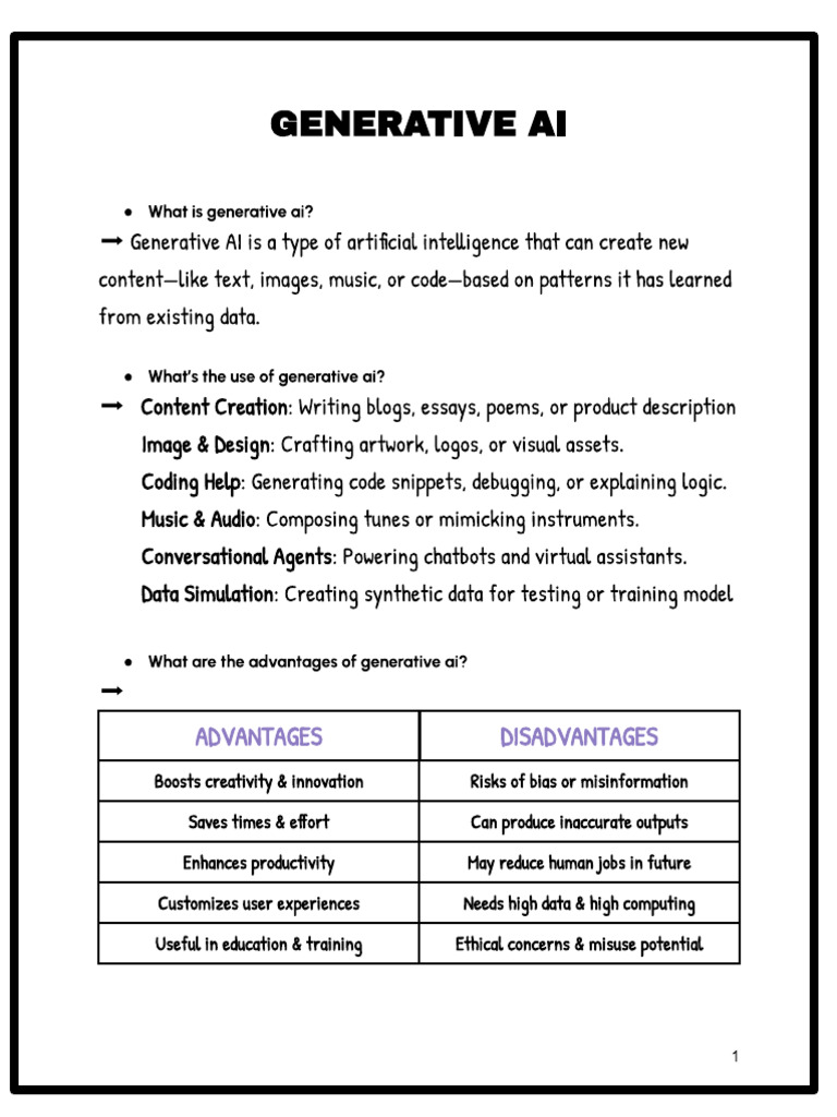 Generative Ai | PDF