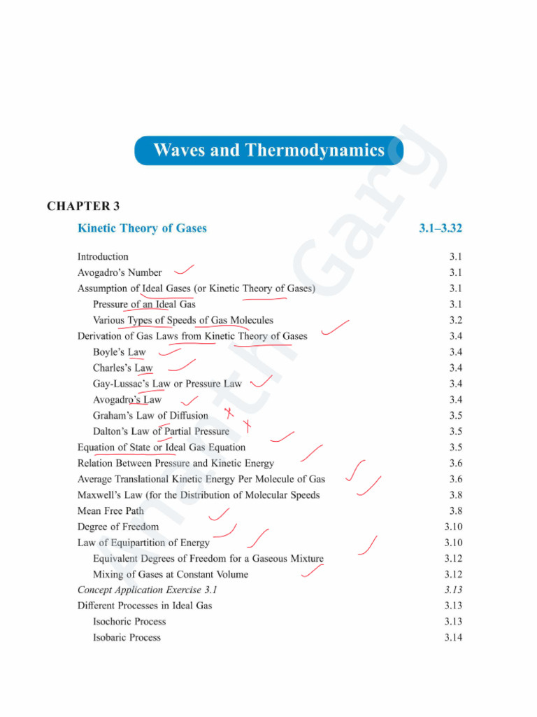 Kinetic Theory of Gases Chapter | PDF