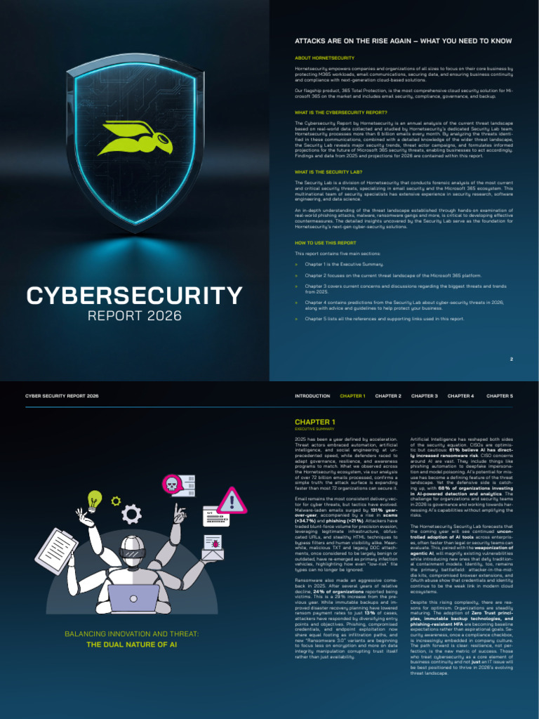 2026 Cybersecurity Threat Report Insights | PDF | Phishing | Malware