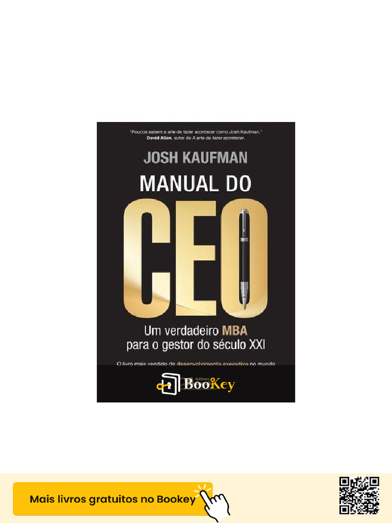 Manual do CEO: Aprenda Negócios Sem MBA | PDF | Vantagem competitiva ...