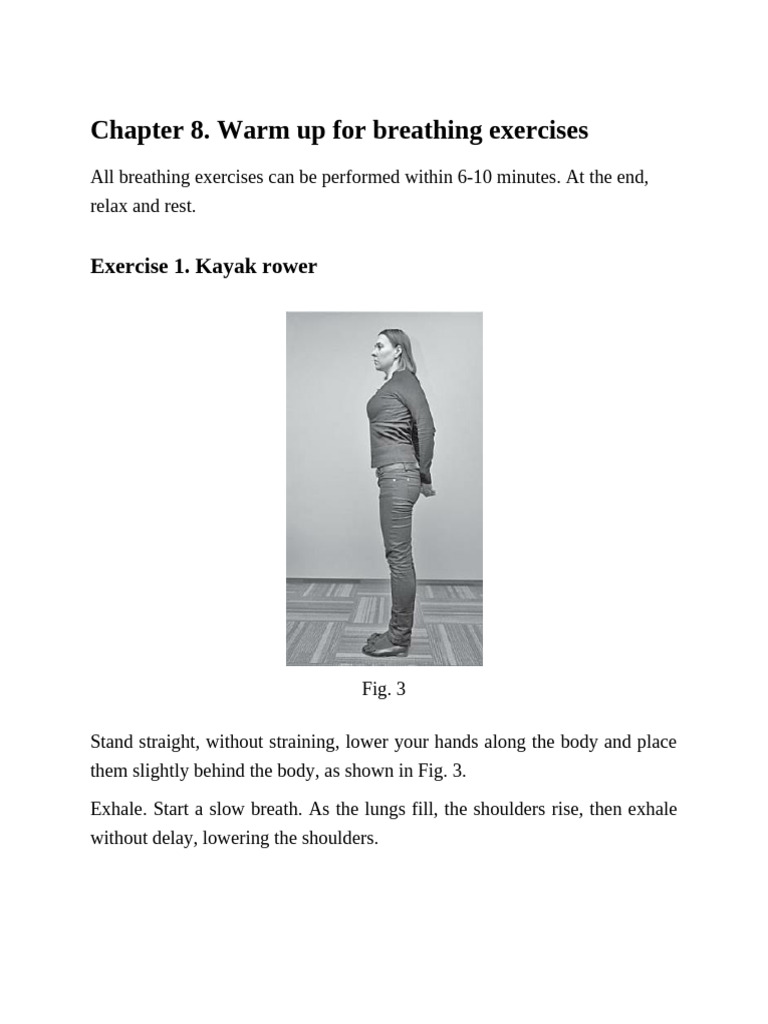 Breathing Exercise Warm-Up Guide | PDF
