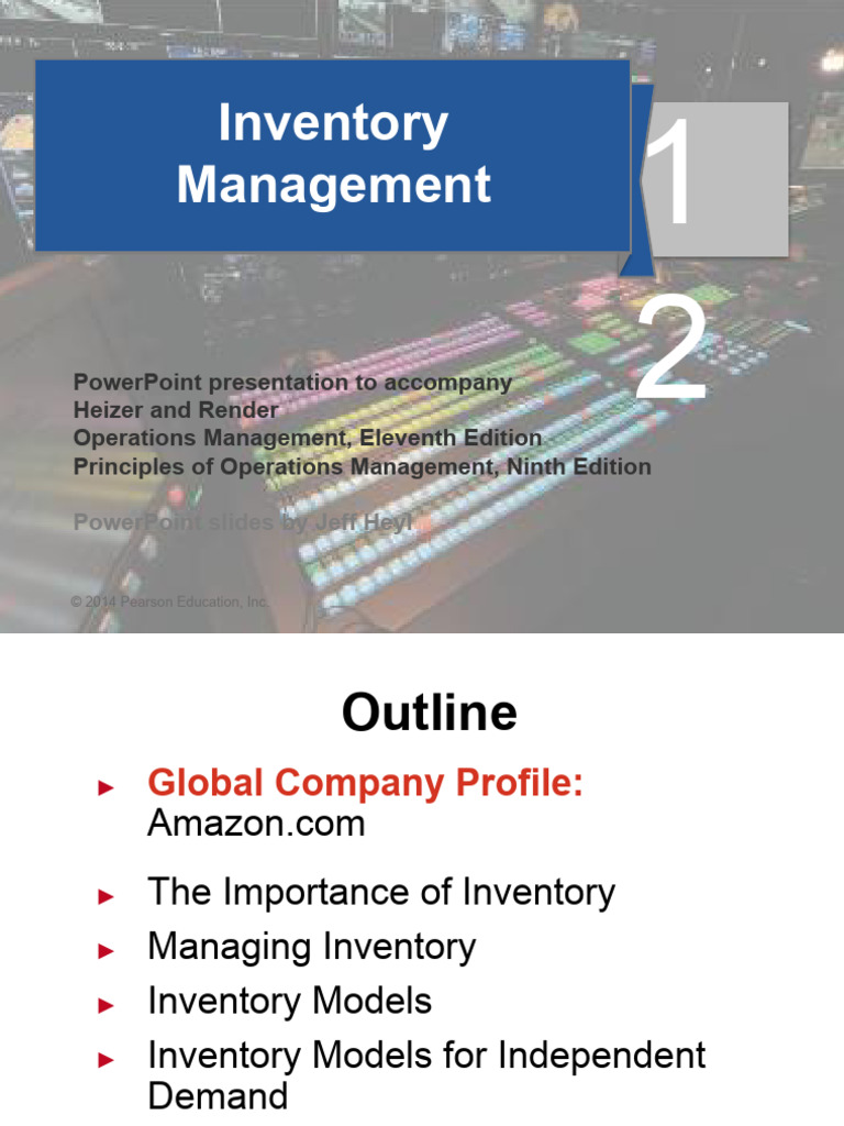 Inventory Management Strategies Overview | PDF | Inventory | Logistics