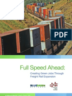 Full Speed Ahead: Creating Green Jobs Through Freight Rail Expansion