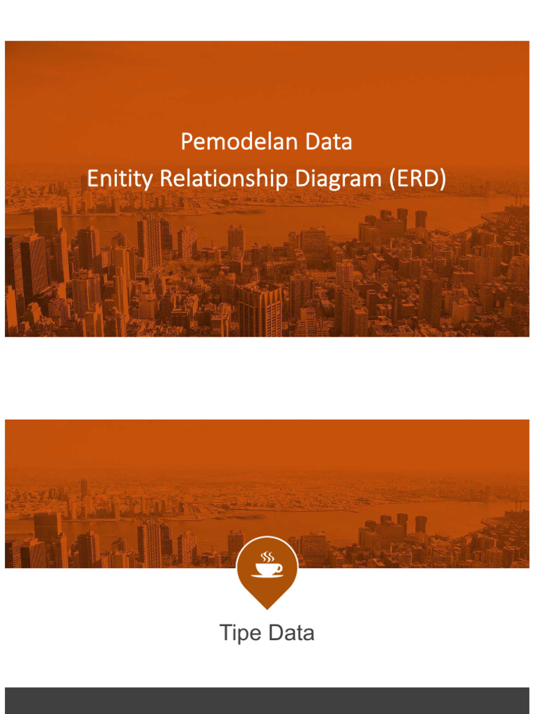 Tipe Data dan ERD dalam Pemodelan Data | PDF