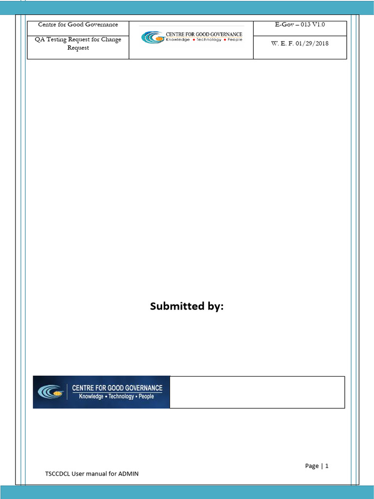 TSCCDCL Admin User Manual Guide | PDF | Computing | Software