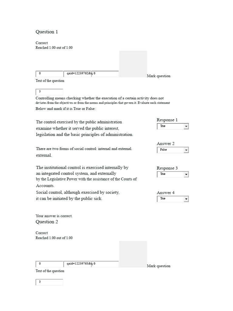 Social Control and Citizenship - Evaluative Exercise - Module 1 | PDF ...