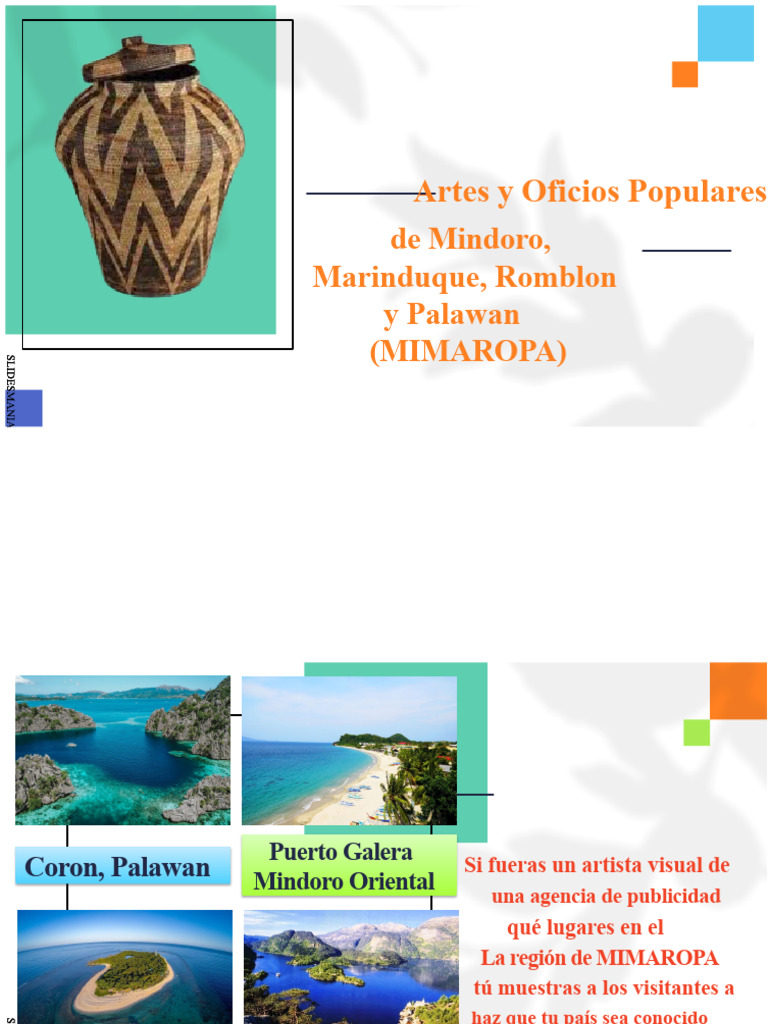 Artes y Oficios Populares de MIMAROPA | PDF | Filipinas | Las artes