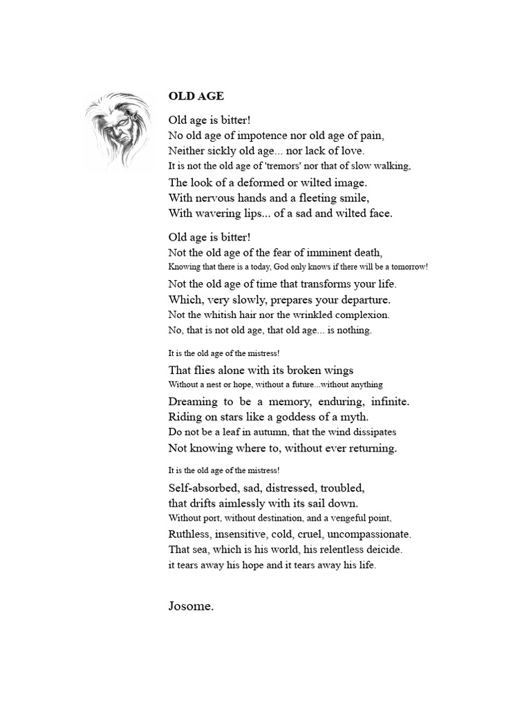 The Bitter Truth of Old Age | PDF
