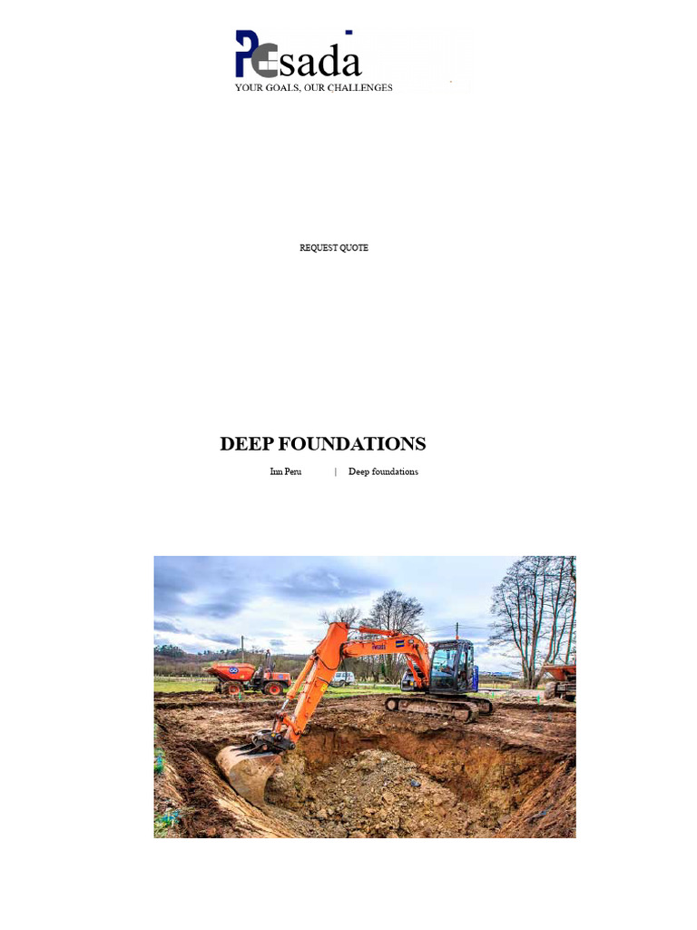 Deep Foundations: Types & Applications | PDF | Foundation (Engineering ...