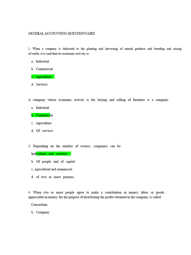 100 Accounting Questions | PDF | Debits And Credits | Expense
