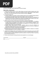 Aadhaar Authentication Consent Form | PDF