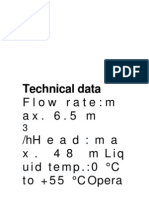 Grundf OS: Technical Data