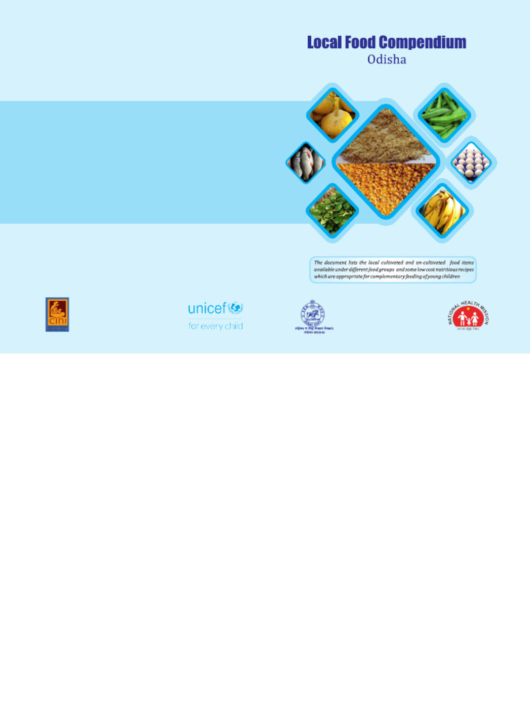 Local Food Compendium for Child Nutrition | PDF | Foods | Vegetables