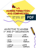 Adverb Formation and Comparison