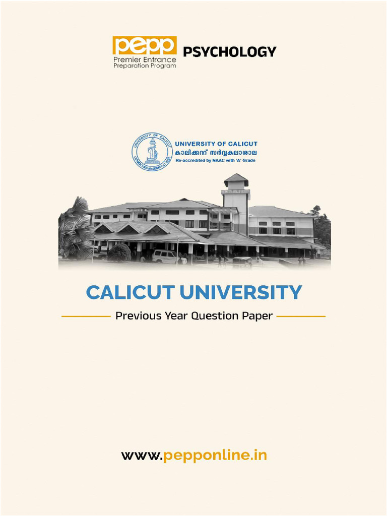2021 Calicut University | PDF