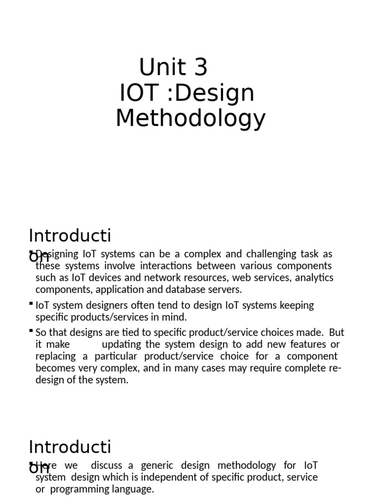 IoT System Design Methodology Guide | PDF | Ip Address | I Pv6