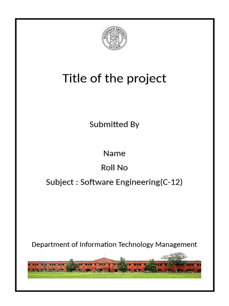 Software Engineering Project Submission | PDF