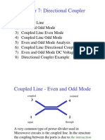 Coupled Line - Even and Odd Mode