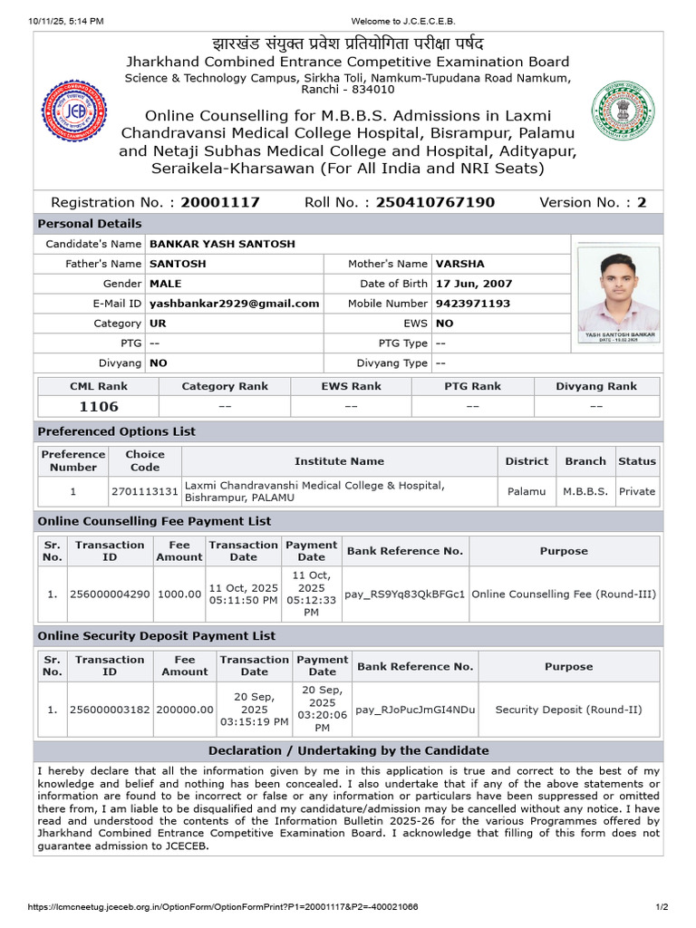 Welcome to J.C.E.C.E.b_ 3rd Yash Bankar | PDF