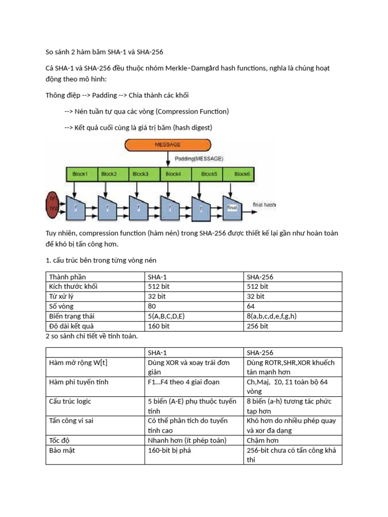 Sha 256 Vssha 160 | PDF