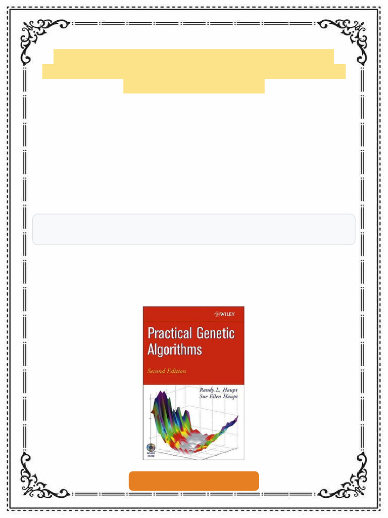 Practical Genetic Algorithms 2nd ed Edition Randy L. Haupt ebook ultra ...