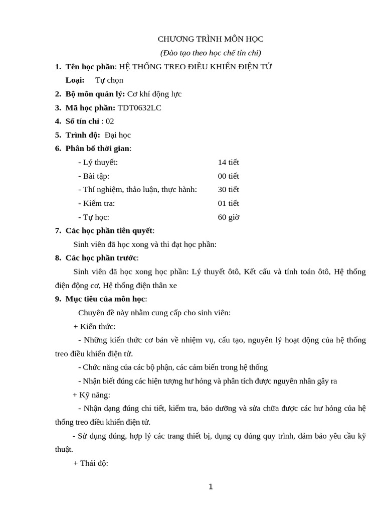 HT Treo DKDT - TC | PDF