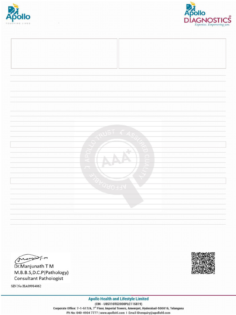 Apollo247_253008482_labreport | PDF | Alanine Transaminase | Clinical ...