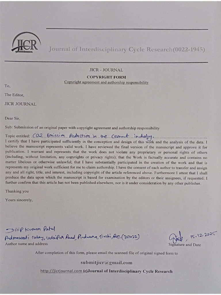 Registration & Copyright Form | PDF