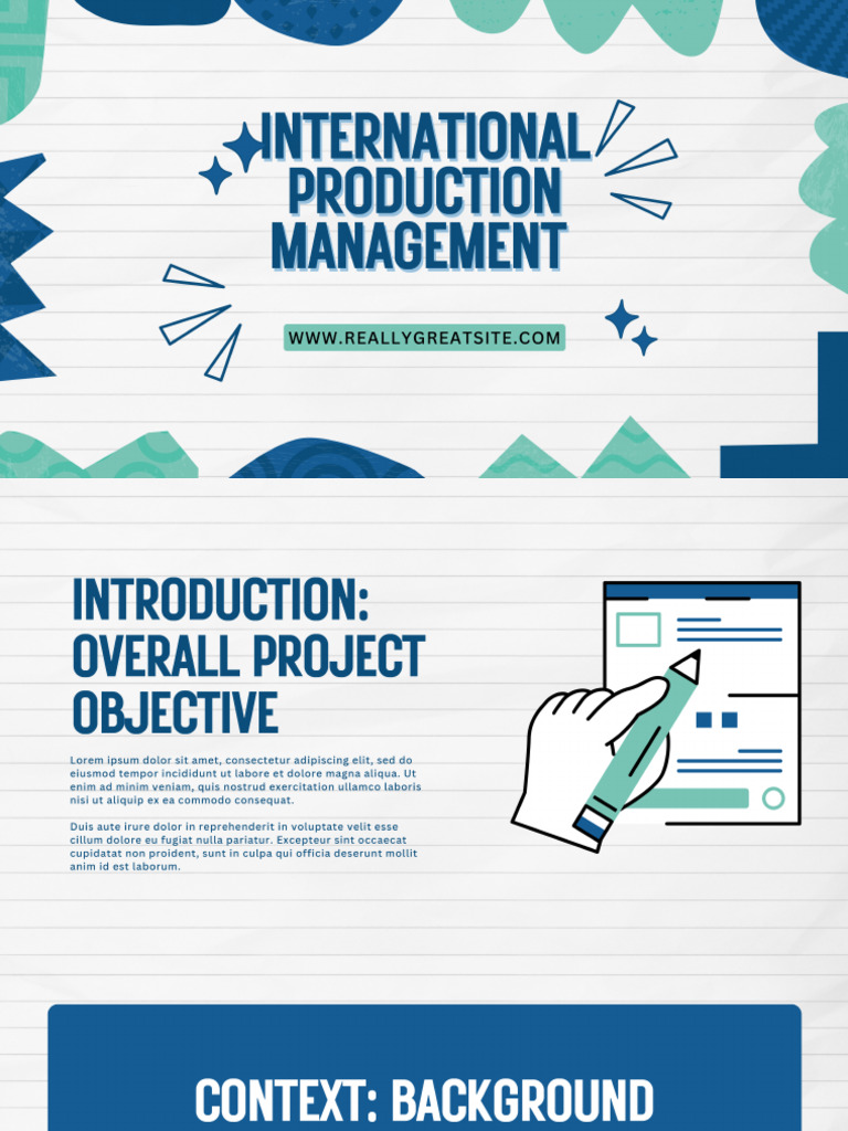 International Production Manangement Presentation | PDF