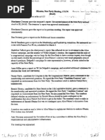 New Party minutes, 1/11/1996