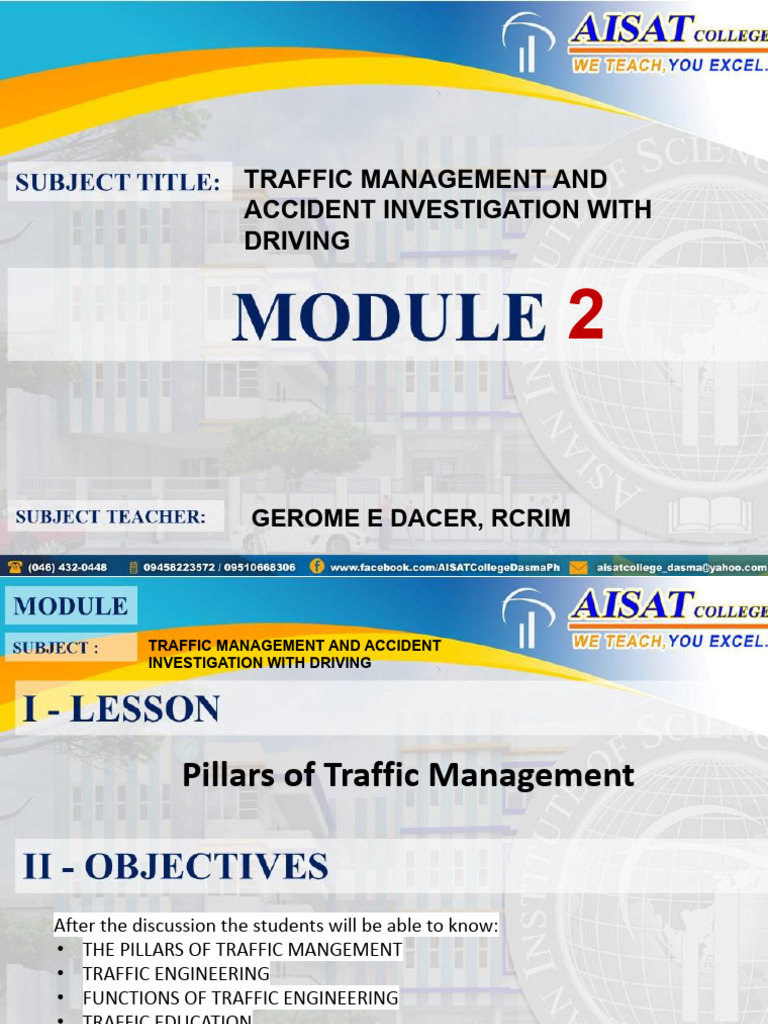 Traffic Management and Accident Insights | PDF | Traffic | Nomad