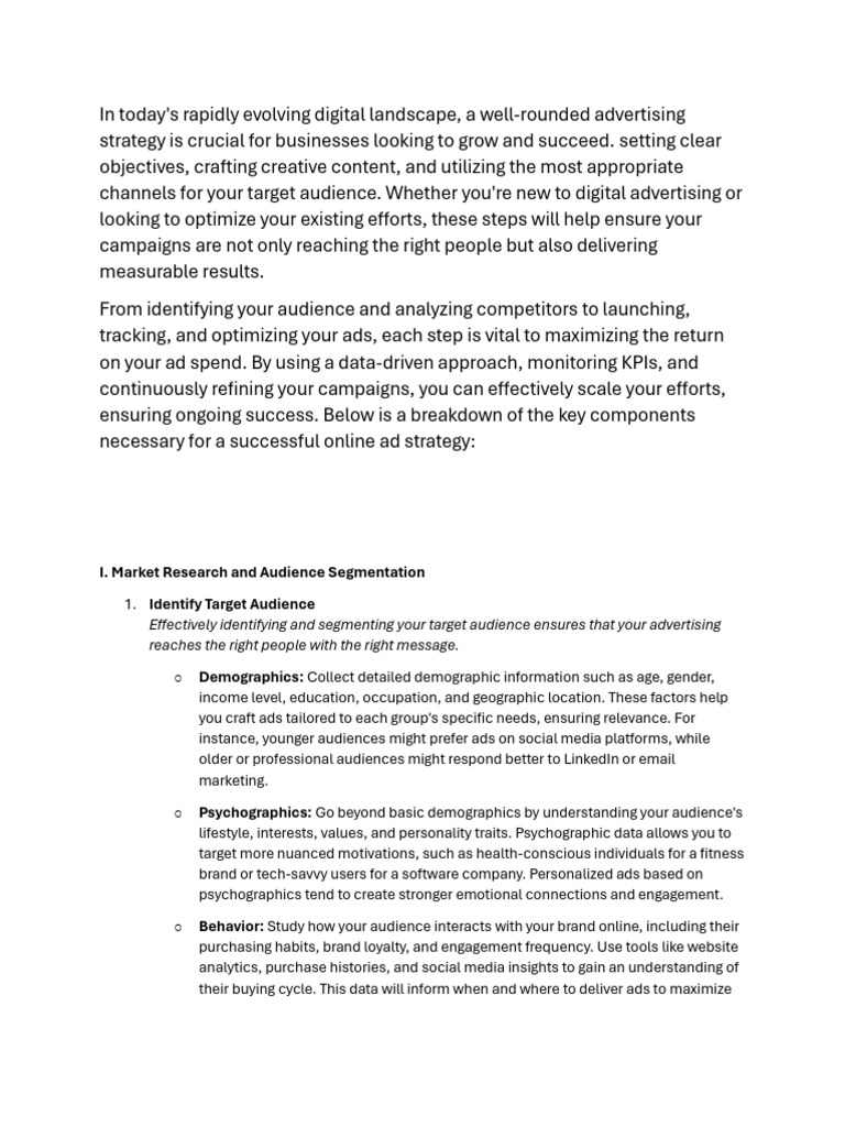 5 the Ultimate Digital Advertising Blueprint From Market Research to ...